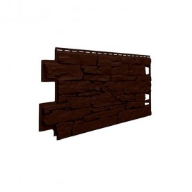 Цокольный сайдинг VOX Vilo Stone Dark Brown