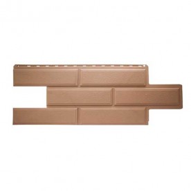 Цокольный сайдинг Альта-Профиль Венеция ЭКО Бежевый