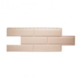 Цокольный сайдинг Альта-Профиль Венеция ЭКО Кремовый