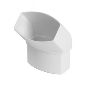Отвод Nicoll LG28 45° белый