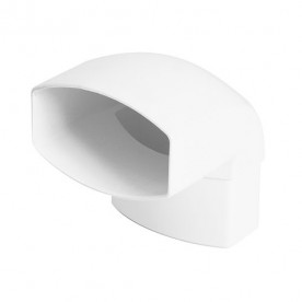 Отвод Nicoll LG28 87° белый