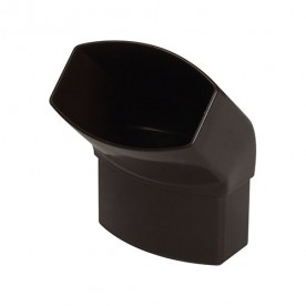 Отвод Nicoll LG28 45° коричневый